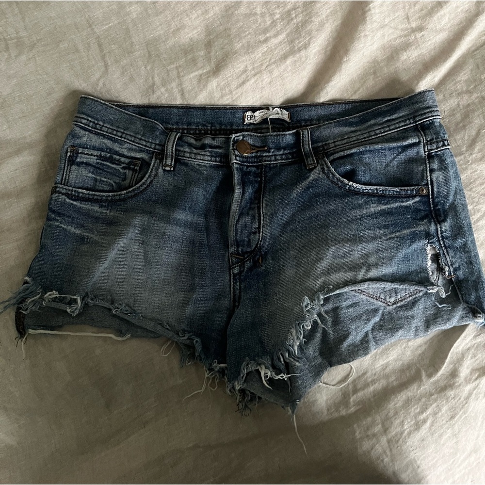 Free People Denim Micro Shorts